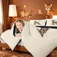 thumbnail image 4 of meiyoeat personalized Cheetah Monogrammed K 7 Pieces Full Size Bedding Sets,Cute Coquette Leopard Bow Full Size Bed in a Bag,Black Reversible, 4 of 7
