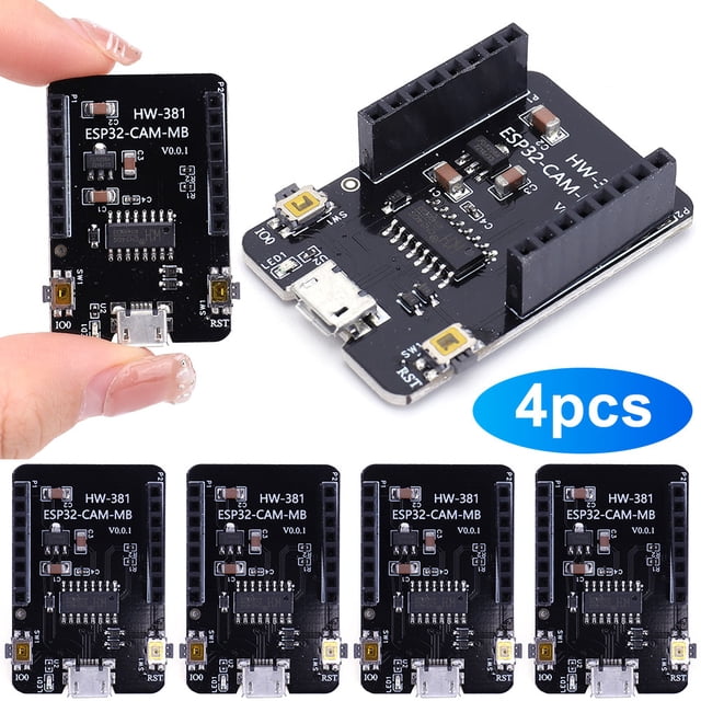 ESP32-CAM-MB Módulo descarga TTL plano posterior WIFI+compatible con dientes 4 7 V-5 3 V azul