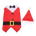thumbnail image 1 of Disfraz de Navidad para perro con sombrero, ropa ligera y cómoda para perro, para fiesta de NavidadM, 1 of 5