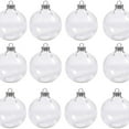 thumbnail image 5 of Bolas navideñas transparentes para llenar bolas decorativas de plástico de 6 cm/8 cm/10 cm para decoración del hogar decoración de boda para fiesta de Navidad, 5 of 5