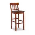 thumbnail image 2 of Linon Torino Wood Slat Back 30" Bar Stool in Cherry, 2 of 9