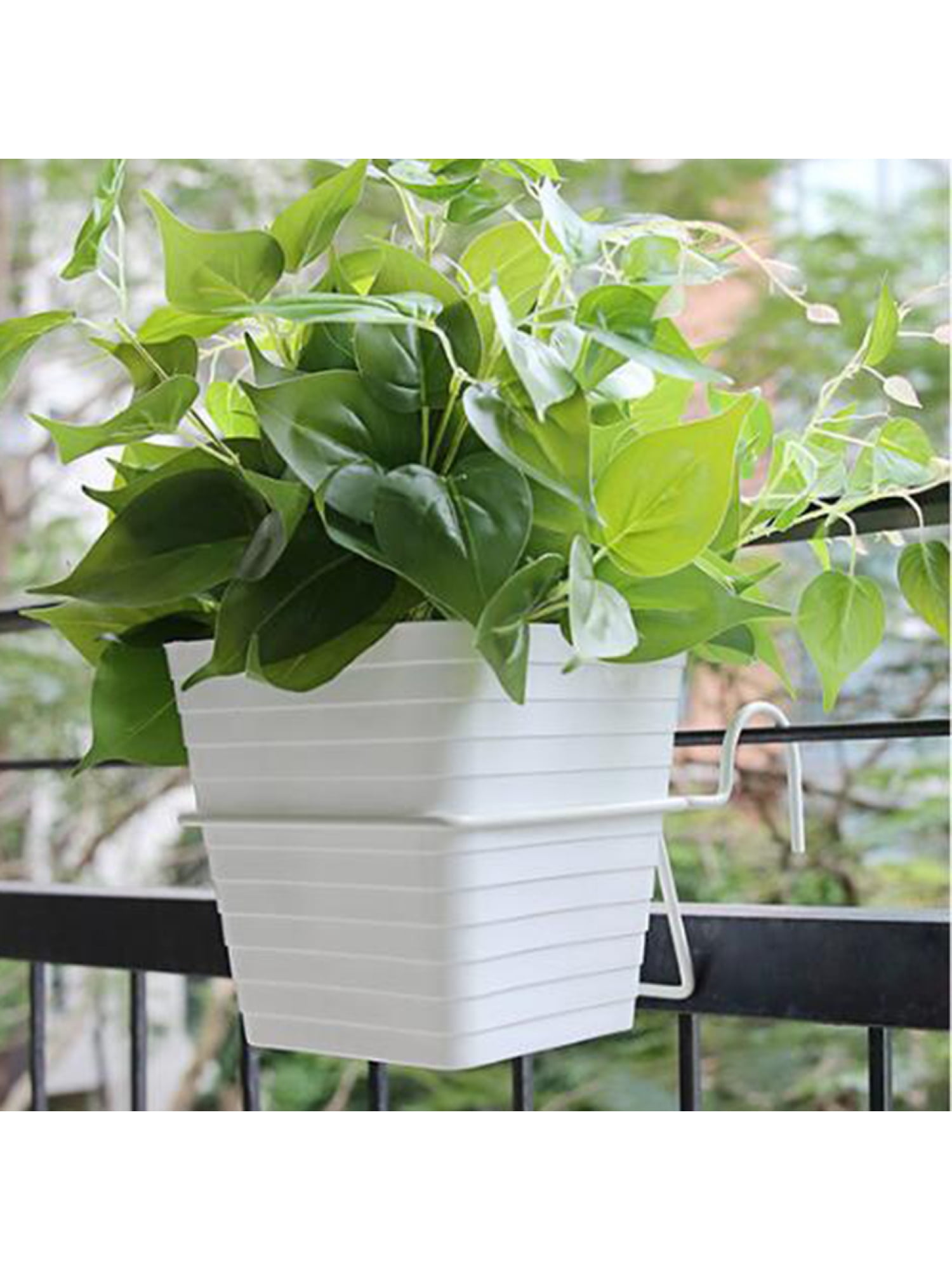 Flower Pot Stand Iron Multifunctional Hanging Balcony Flower Pot