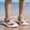 Coffee, variant on Dpytoraw Girls Summer Sneakers Breathable Beach Shoes Thick Sole Outdoor Casual Walking Shoes For Toddlers Kids Girls Sports Shoes Size 7