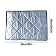 thumbnail image 2 of Waterproof Dog Bed Mat, 35x27 in Washable Crate Pad for Medium & Large Dogs, Reversible & Non-Slip Kennel Pad, All-Season Pet Mat for Travel, Cars & Crates A, 2 of 6