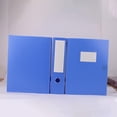 thumbnail image 5 of Yazoeia Storage File Boxes Plastic Archives Cases, File Folder Organizer Document Storage Filing Box for Office,Blue,7.5CM CJC912-143189, 5 of 5