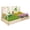 Natural, variant on Costway Raised Garden Bed with 3 Trellis, 2 Planter Boxes for Fruit, Vegetable, Flower Dark Brown