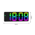 Vaidhai Digital Alarm Clock With Alarm LED Bedroom Alarm Clocks Brightness Snooze USB Plug Or