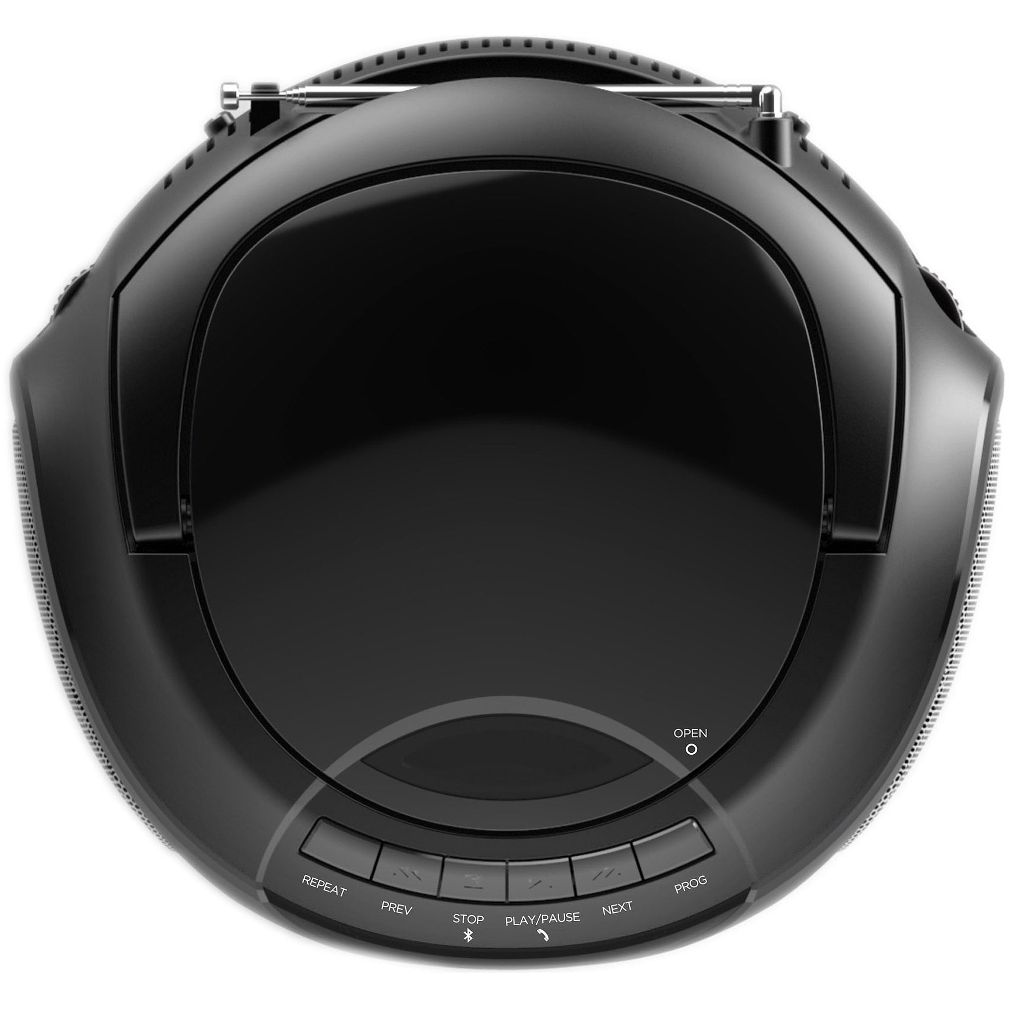 Ematic CD Boombox with AM/FM Radio, Bluetooth Audio and Speakerphone - Black