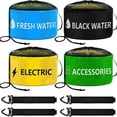 thumbnail image 4 of RV Hose Storage Bags, Waterproof Drawstring Utility Organizers for Fresh/Black Water Sewer Hoses, Electrical Cords & Accessories, 4-Pack, 4 of 8