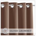 thumbnail image 2 of Cortinas para Exterior RYB HOME para Patio, Opacas, Impermeables, Color Mocha, 2 of 9