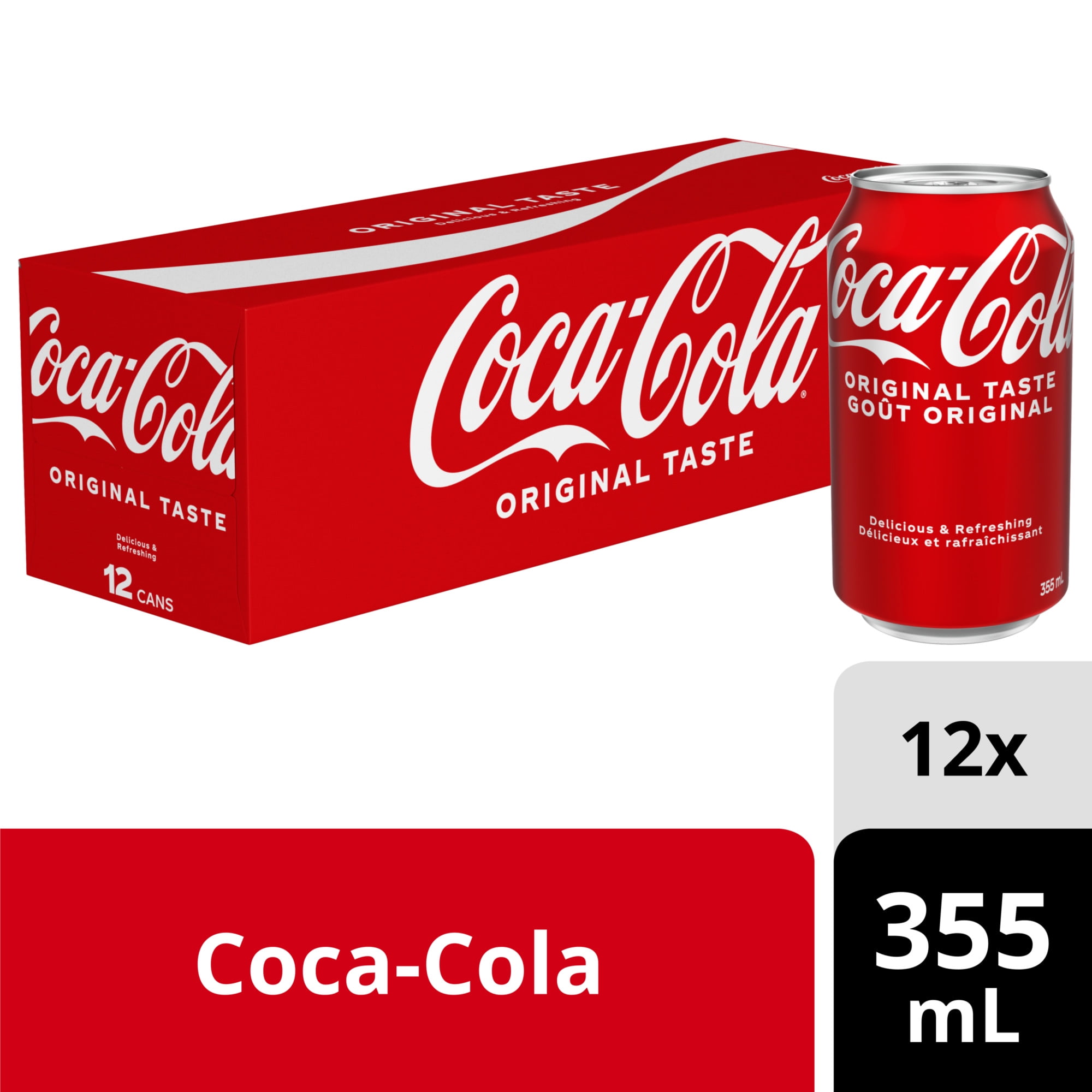 Coca-Cola Fridge Pack Cans, 355 mL, 12 Pack, 12 x 355 mL