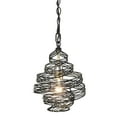 thumbnail image 3 of Varaluz Flow 1-Lt Twist Mini Pendant - Matte Black/French Gold, 3 of 4