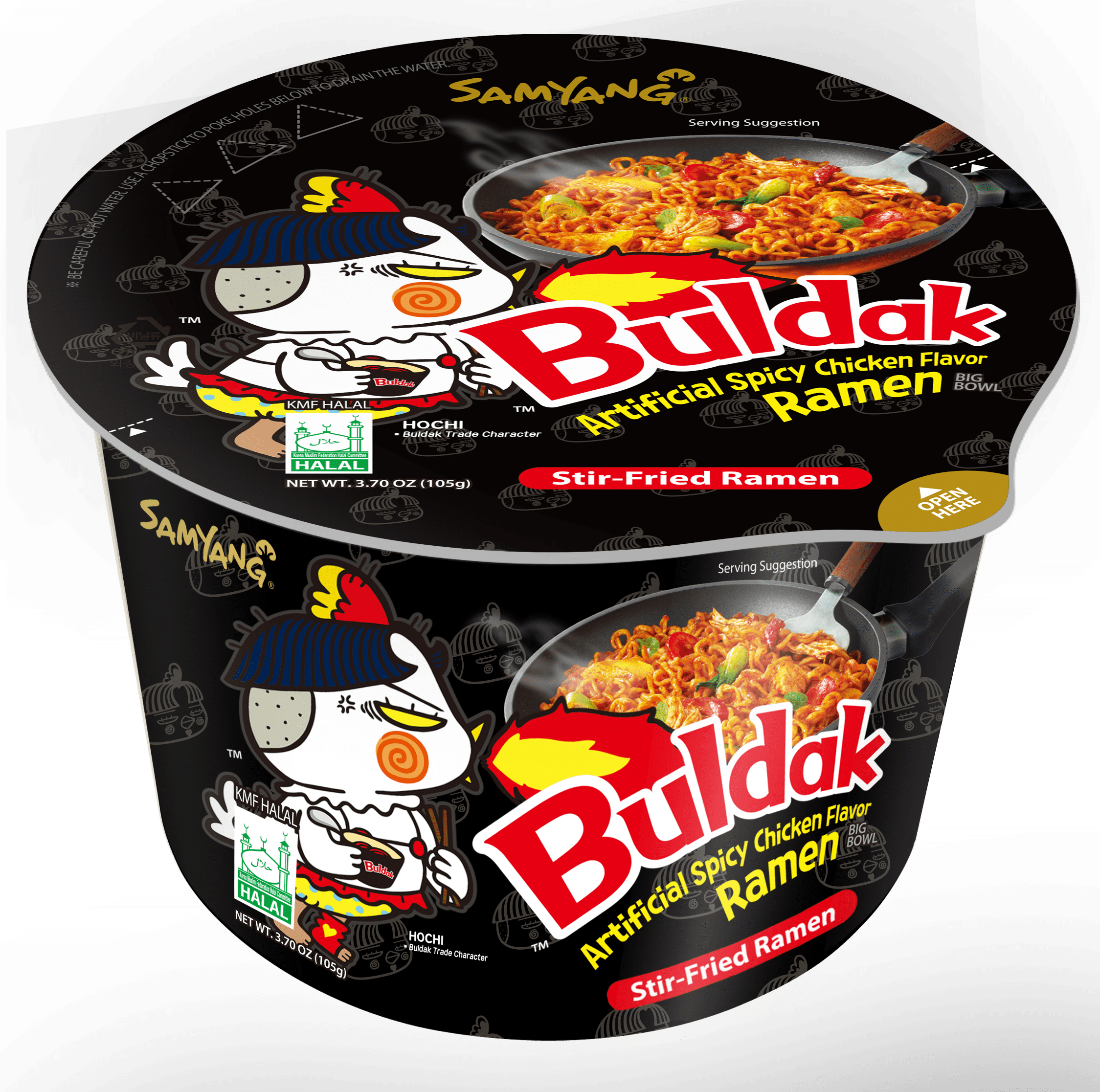 Samyang Buldak Original Ramen 6PK (Big Bowl)