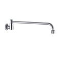 thumbnail image 1 of Brass Kitchen Faucets Semi-automatic Sink Faucet Single Cold Wall Mounted Pot Filler Faucet Swivel Roatated Kitchen Basin Tap ,High Water Flow Rate, 1 of 7