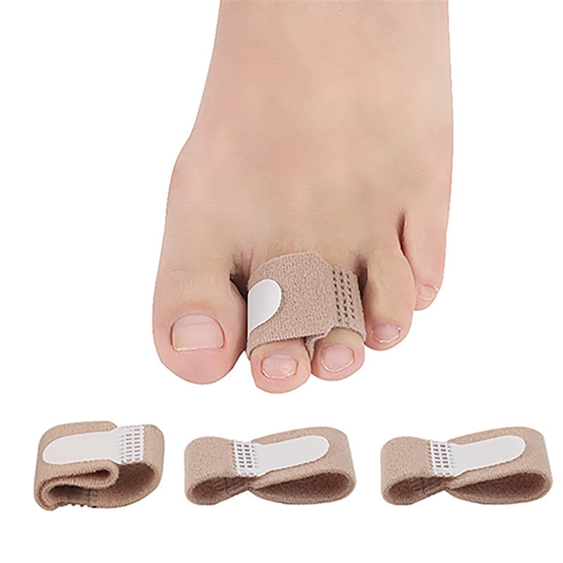 1PCS Broken Toe Wrap Fabric Splint Cushion Bandage Finger Protector Corrector Hammer Toe Separator Foot Care