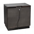 thumbnail image 4 of Bedroom Furniture 1pc: Charcoal Finish Nightstand with 2 Drawers & USB Power, Stylish Design, 4 of 7