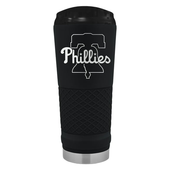 Black Philadelphia Phillies Stealth Matte 24oz Tumbler