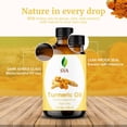 thumbnail image 5 of SVA Turmeric Essential Oil – 4 Fl Oz – 100% Natural Turmeric Oil - for Diffuser, Hair Care, Face, Skin Care, Aromatherapy, Scalp and Body Massage, Soap and Candle Making – with Dropper, 5 of 9