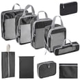 thumbnail image 4 of 10pcs/set Packing Cubes,Travel Luggage Packing Organizers, 4 of 7
