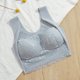 thumbnail image 3 of Sujetador de mujer sexy de encaje de talla grande de una pieza Bralette Top hace que los pechos grandes parezcan más pequeños Push Up Lencería femenina, 3 of 5