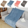 thumbnail image 1 of YYV Striped Flannel Throw Blanket 39.4x59.1 in Soft Facecloth Nap Blanket Multifunctional Lightweight Cozy Sofa Bed Shawl Machine Washable All-Season, 1 of 9