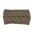 thumbnail image 2 of Sonducket Diadema de invierno para mujer, orejeras de ganchillo, motocicleta para mujer, color negro Accesorio para el cabello Caqui Sonducket AP009482-07B, 2 of 6