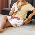 thumbnail image 3 of Wukai Sloth with Donuts1 Men’s Short Pajama Pants With Pockets Soft Sleep Pj Shorts for Men-X-Large, 3 of 6