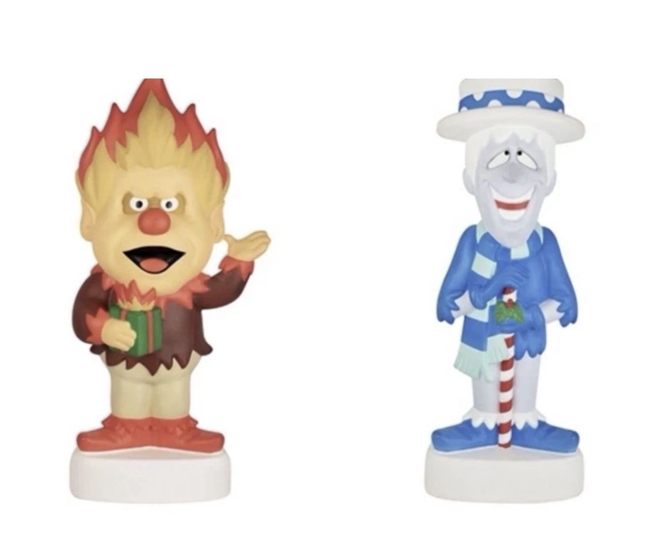 32" Gemmy Heat and Snow Miser LED Lighted Blow Mold Outdoor Christmas Decor