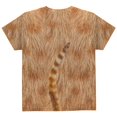thumbnail image 2 of Halloween Orange Cat Costume All Over Youth T Shirt Multi YLG, 2 of 2