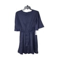 thumbnail image 2 of Ax Paris Women's Gathered Waist Skater Dress, blue, Size 10, 2 of 2