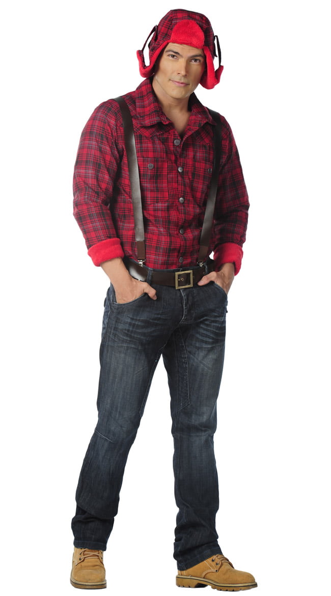 Paul Bunyan Costume, Men's Lumberjack Costume - Walmart.com - Walmart.com