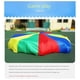 thumbnail image 2 of 3 Meters Kids Parachute Game, Rainbow Cloth Game Colorful Party Mat, 2 of 5