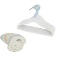 thumbnail image 1 of 3 Sprouts Cintres en Velours Crème (Lot de 15) et Ensemble de Séparateurs de Garde-Robe Terrazzo, 1 of 4