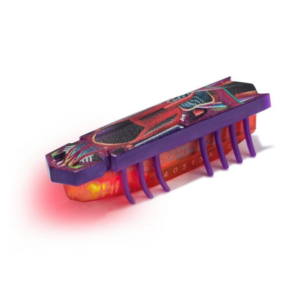 HEX BOTS Flash Nano Single, jouets sensoriels lumineux pour enfants et chats avec technologie de vibration, jouets insectes et mini robot pour enfants à partir de 3 ans