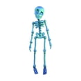 thumbnail image 2 of Halloween Skeleton Decorations 6 Inch Teal 3D Printed Skeleton Action Figure Refrigerator Cute Halloween Decor for Home Kitchen Display 1 Pack, 2 of 8