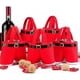 thumbnail image 3 of Creative Xmas Gift Bags - Santa Pants Style Bag,lovely Cute Treat Bags,stocking Tree Filler Sacks Stocking Xmas Gift, Red, 5 Pcs, 3 of 5
