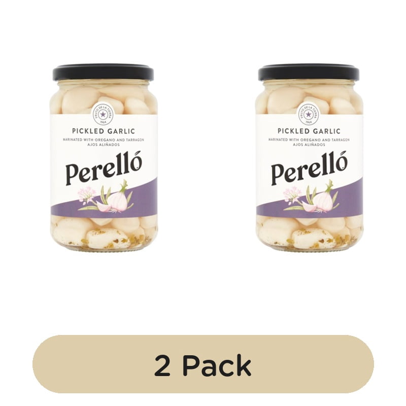 Brindisa Perello Pickled Garlic 235g, British Import (Pack of 2)