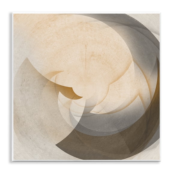 Stupell Industries Mid-Century Shadowed Form Curve Wall Plaque Art, 12 x 12, by Noah Bay