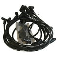 thumbnail image 3 of MSD Ignition Spark Plug Wire Set 5554 Street Fire Wires; Pre Assembled; Black; 8 Millimeter; Silicone and Synthetic; Helically Wound Conductor With Kevlar Core; 90 Degree Spark Plug Boots, 3 of 5