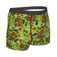 thumbnail image 3 of Naloa Carrot Eggplant Print Mens Underwear - Boxers for Men, Classic Briefs for Men, 3 of 9