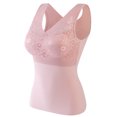 thumbnail image 1 of Guardurnaity Lencería sin costuras con cuello en V y almohadilla para el pecho para niñas, ropa cálida transpirable para invierno y otoño, ropa interior Ropa interior Rosado XXXL Guardurnaity AP013425-09, 1 of 1