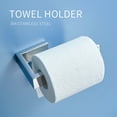 thumbnail image 5 of 4-Piece Bathroom Accessories Set Towel Bar Set Towel Holder Toilet Paper Holder Robe Hook, SUS304 Stainless Steel Wall Mounted Chrome Polish, 5 of 7