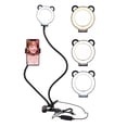 thumbnail image 1 of Soporte para teléfono de escritorio Anillo de luz Selfie Transmisión en vivo Manguera flexible Círculo Lámpara LED Soporte para teléfono seitruly EL4862-00B, 1 of 2