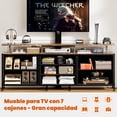 thumbnail image 4 of Mueble Para Tv 75 Pulgadas Con 7 Cajones Y Soporte Para Tv, 4 of 7