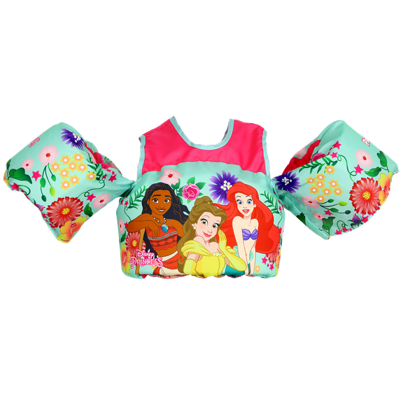 Little Mermaid Life Jackets for Kids, Children’s Paddle Pal Swim Life Vest, 33-55 lbs, Unisex