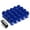 Blue, variant on J2 Engineering LN-T7-006-15-SL J2 Engineering 7075 -T6 Forged Aluminum M12X1.5 20Pcs 35mm Height Close -End Lug Nut Set w / Socket Adapter (Silver)