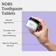 NOBS Coconut Toothpaste Tablets Nano Hydroxyapatite, Flouride