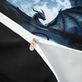 thumbnail image 4 of Metsweet Animal Dragon Bedding, Gothic Theme Duvet Cover Full, Blue Black,Black Reversible,3pcs,1 Duvet Cover and 2 Pillowcases, 4 of 6