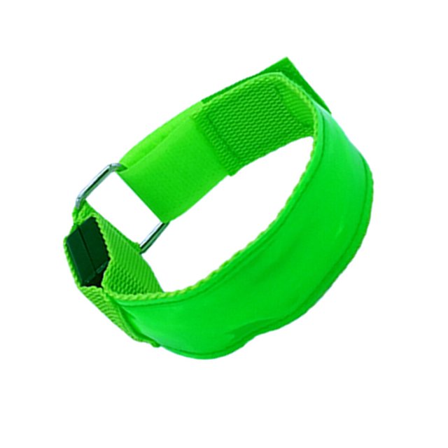 Brazalete resplandeciente Yuarrent Correa de brazo de nailon LED naranja