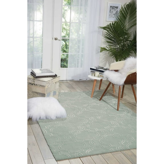 Nourison Vita Sage Area Rug VIT12 5' x 7'
